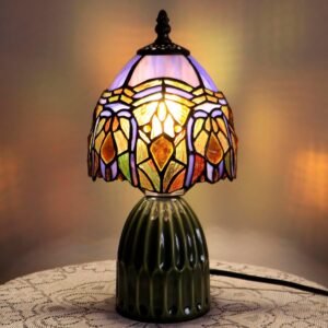 A Letter Written at Twilight - Stained Glass Table Lamp